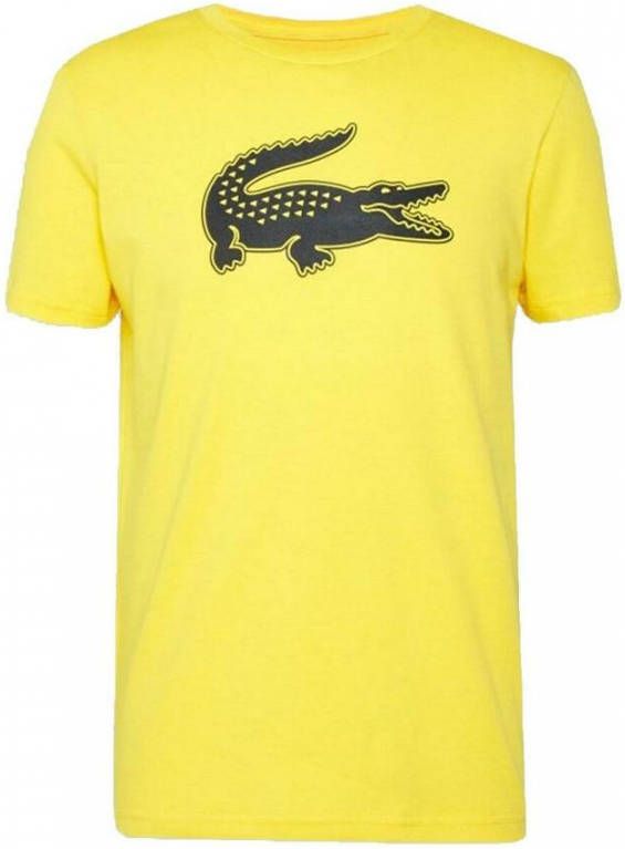 Lacoste T shirts print Geel Heren online kopen