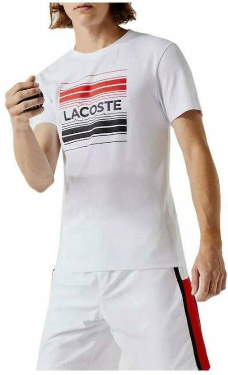 Lacoste T shirts print Wit Heren online kopen