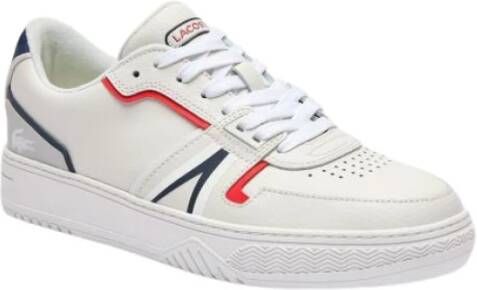 Lacoste Leer L001 model , Wit, Heren