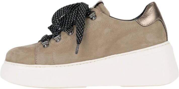 Laura Bellariva Urban chic tennisschoenen , Beige, Dames