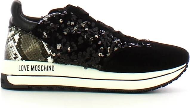 Love Moschino Sneakers , Zwart, Dames