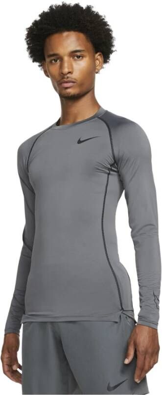 Nike T Shirts , Grijs, Heren