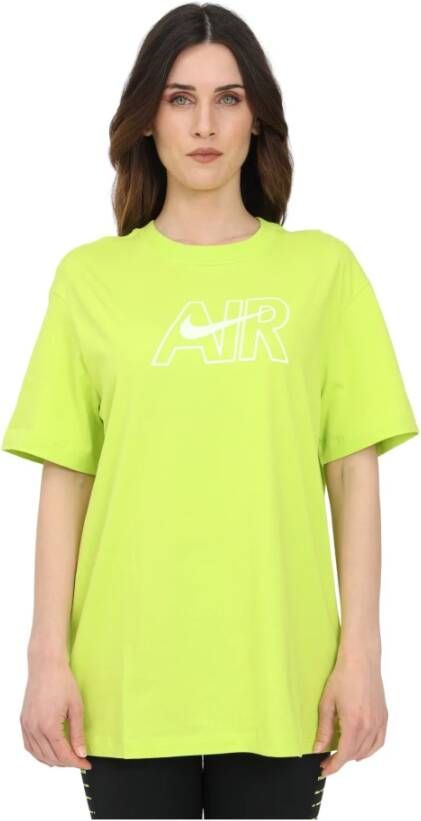 Nike T shirts Groen Dames