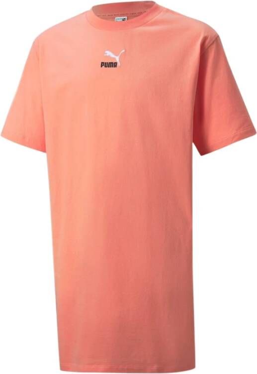 Puma Kattenlogo T shirt , Roze, Dames