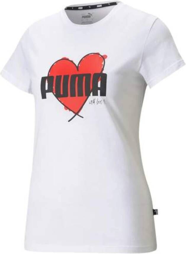 Puma T shirts Wit Dames