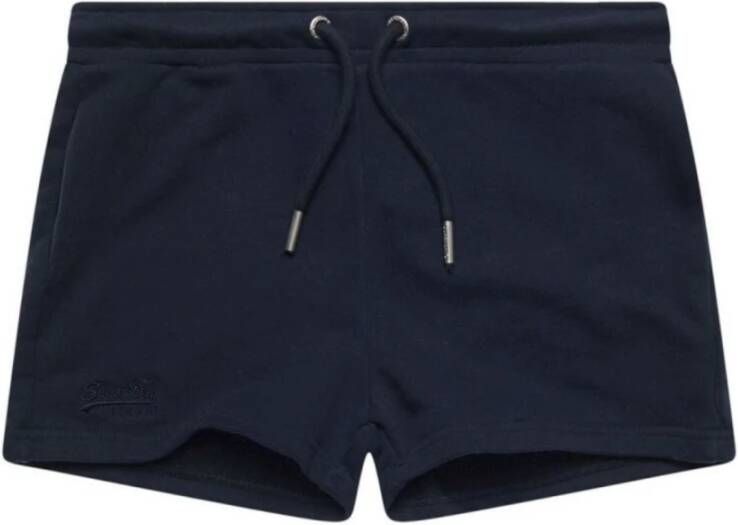 Superdry Short Jerseyshort van biokatoen met vintage logo