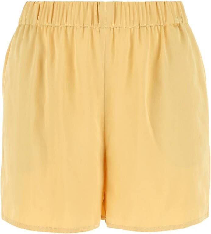 Theory Korte Broeken Geel Dames