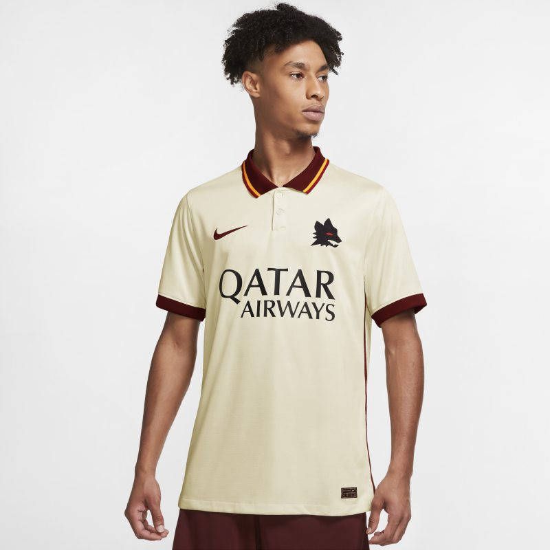 Nike AS Roma 2020/21 Stadium Uit Voetbalshirt voor heren Wit