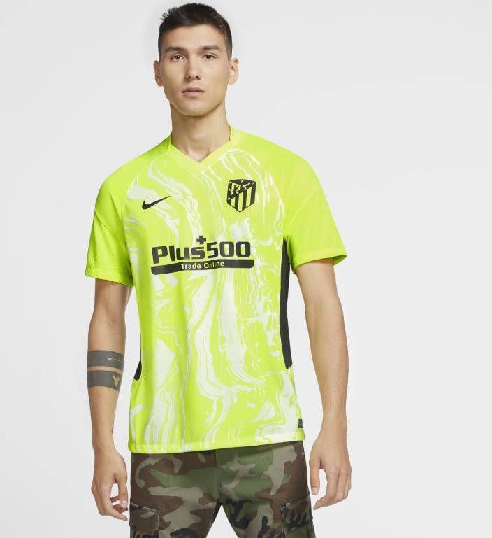 Nike Atlético de Madrid 2020/21 Stadium Derde Voetbalshirt voor heren Geel