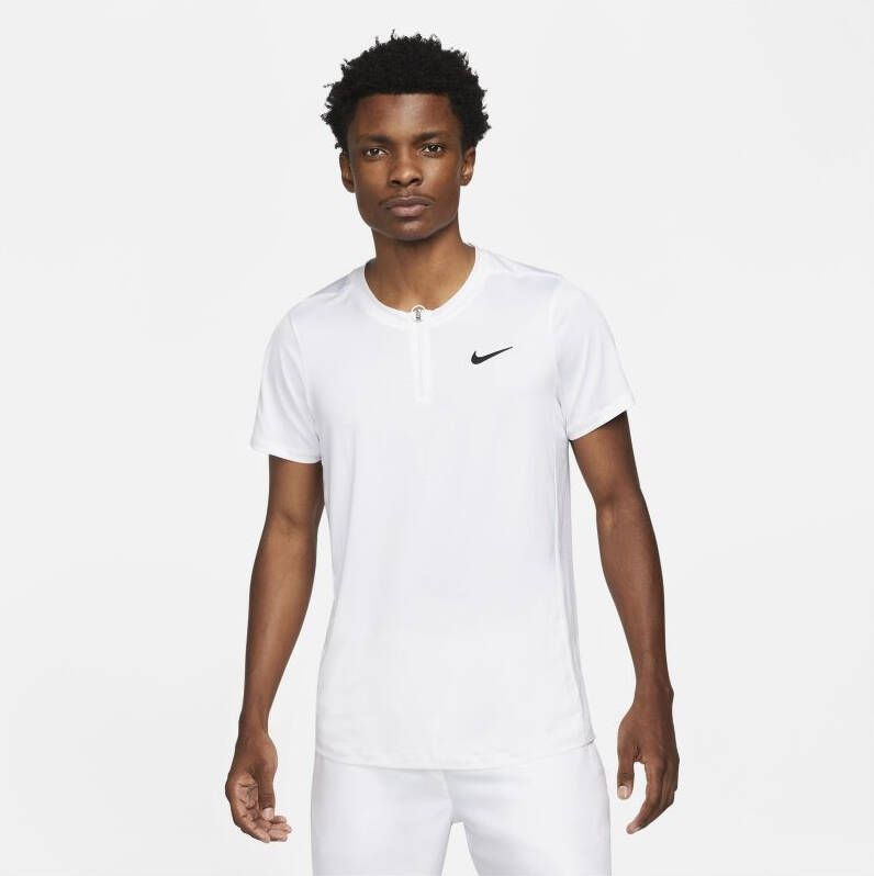 Nike Court Dri FIT Advantage Tennispolo voor heren Wit