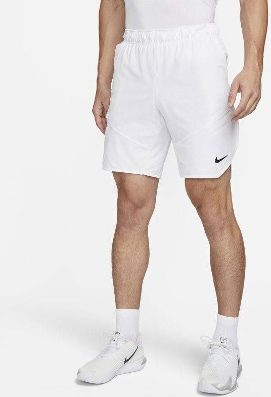 Nike Court Dri FIT Advantage Tennisshorts voor heren Wit
