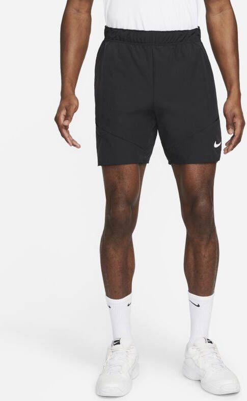 Nike Court Dri FIT Advantage Tennisshorts voor heren(18 cm) Zwart