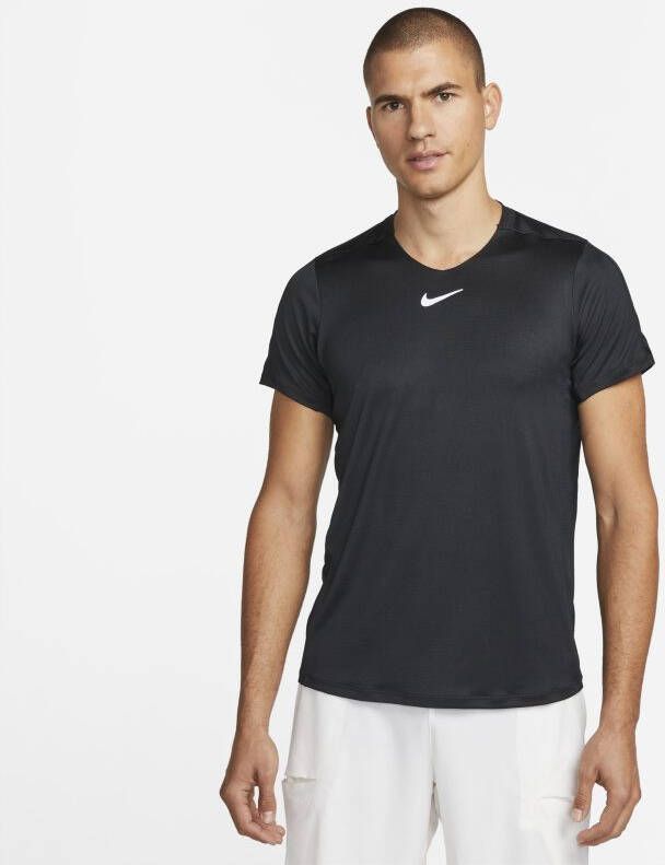 Nike Court Dri FIT Advantage Tennistop voor heren Zwart