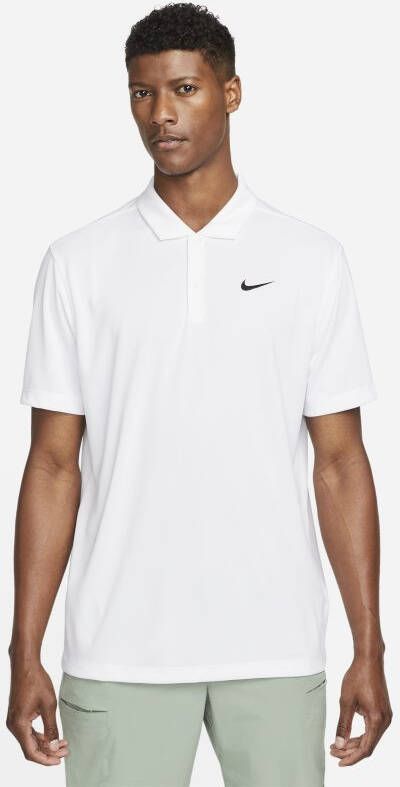 Nike Court Dri FIT Tennispolo voor heren Wit