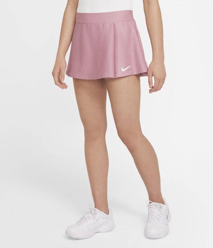 Nike Court Dri FIT Victory Tennisrok voor meisjes Roze