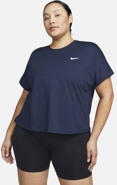 Nike Court Dri FIT Victory Tennistop met korte mouwen voor dames Blauw