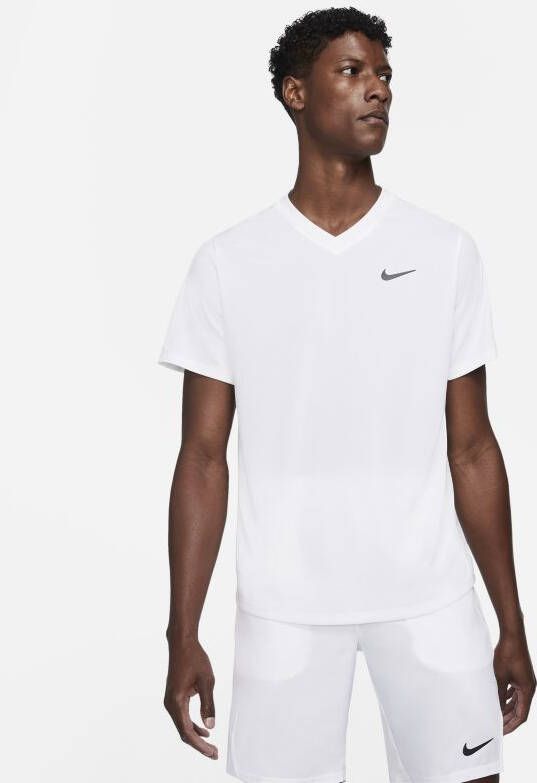 Nike Court Dri FIT Victory Tennistop voor heren Wit