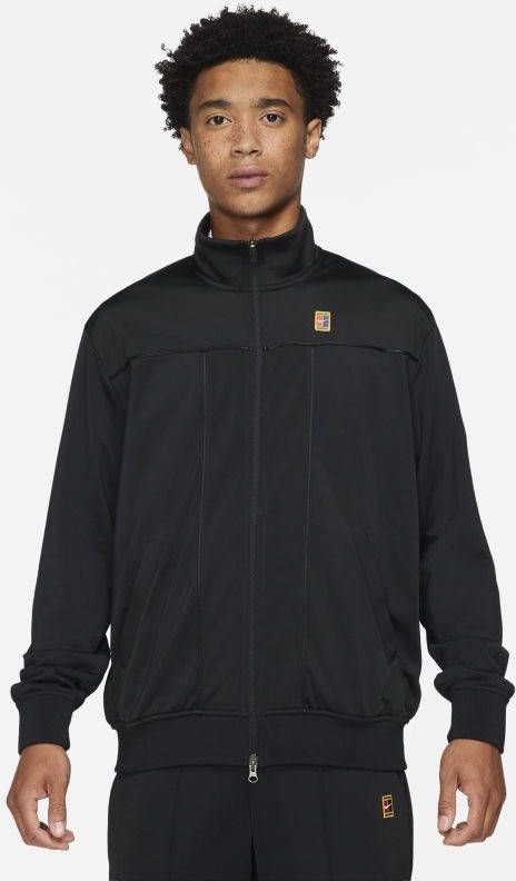 Nike Court Tennisjack voor heren Zwart