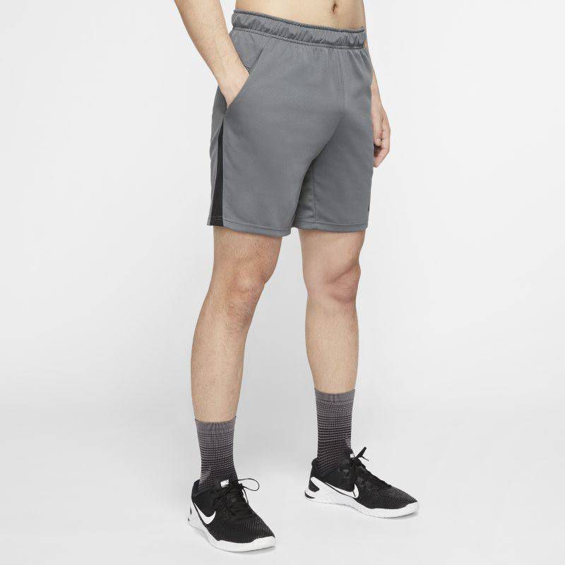 Nike Dri FIT Knit trainingsshorts voor heren Grijs