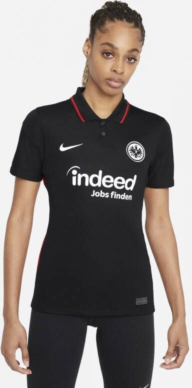 Nike Eintracht Frankfurt 2021/22 Stadium Thuis Voetbalshirt voor dames Zwart