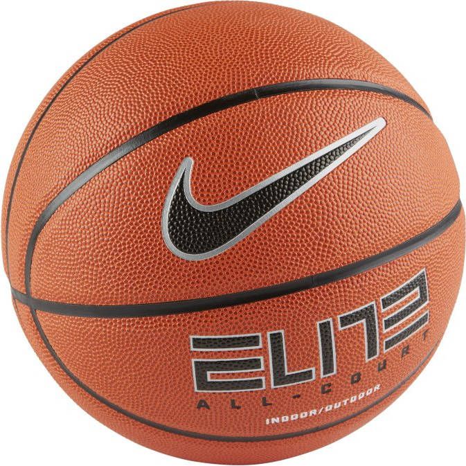 Nike elite all court 8 panel basketbal oranje/zwart kinderen
