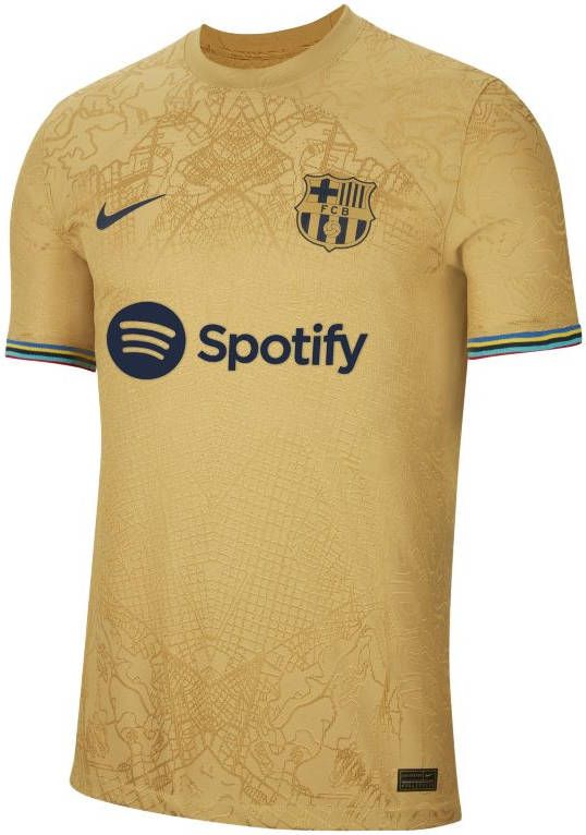 Nike FC Barcelona 2022/23 Match Uit ADV voetbalshirt met Dri FIT voor heren Bruin