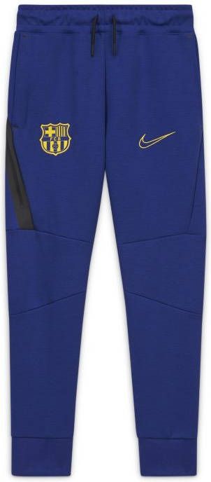 Nike Kids Nike FC Barcelona Tech Fleece Trainingsbroek 2020 2021 Kids Donkerblauw