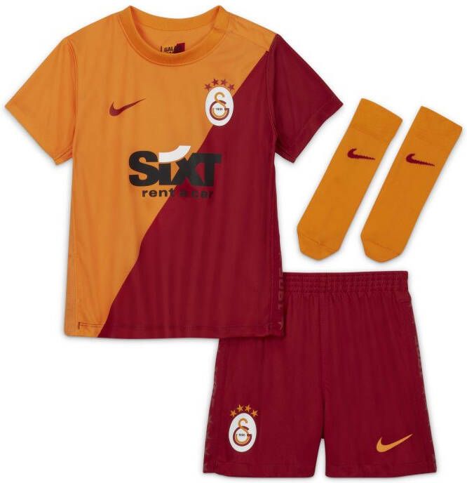 Nike Galatasaray 2021/22 Thuis Voetbaltenue voor baby's/peuters Oranje