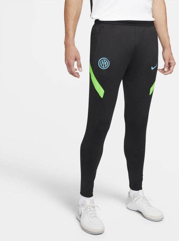 Nike Inter Milan Strike Dri FIT knit voetbalbroek voor heren Zwart