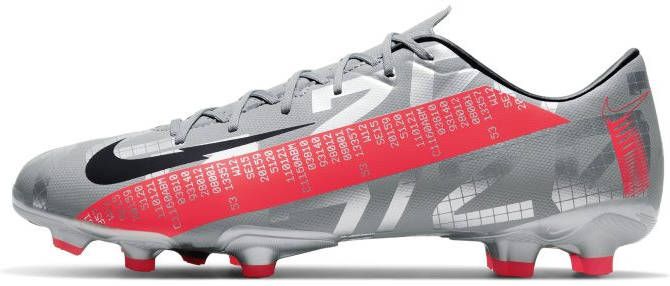 Nike Mercurial Vapor 13 Academy Gras/Kunstgras Voetbalschoenen(MG)Metallic Grijs Zwart