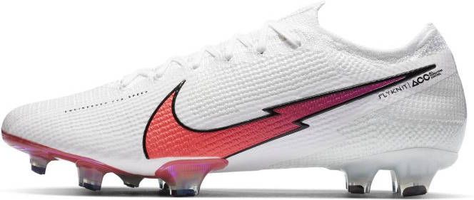 Nike Mercurial Vapor 13 Elite FG Voetbalschoen (stevige ondergrond) Wit