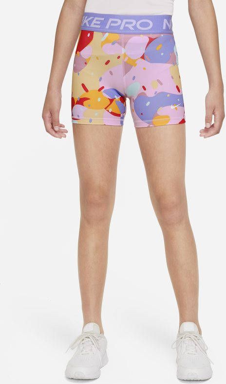 Nike Pro Dri FIT Meisjesshorts(8 cm) Paars