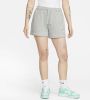 Nike Sportswear Club Fleece Damesshorts met halfhoge taille Grijs online kopen