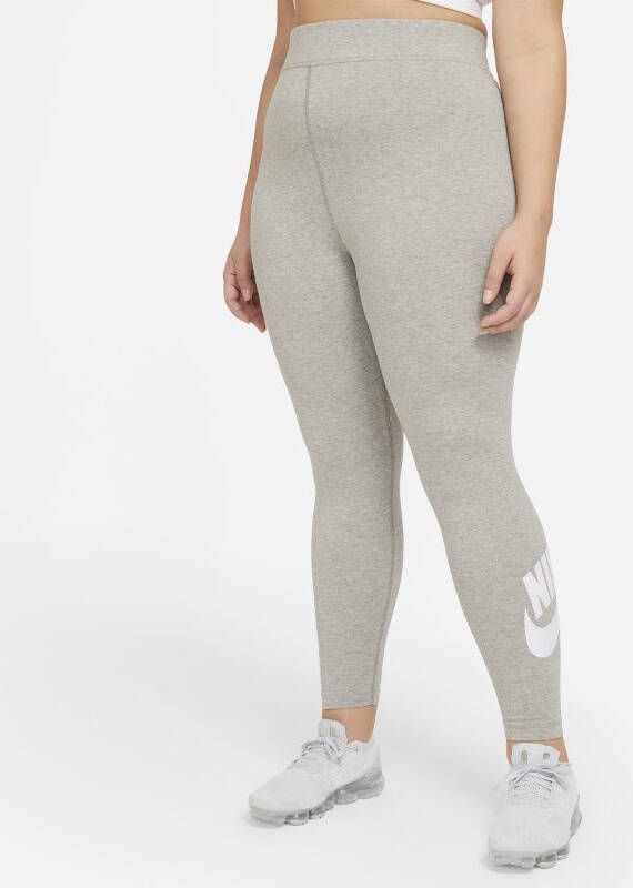 Nike Sportswear Essential Legging met hoge taille voor dames Grijs
