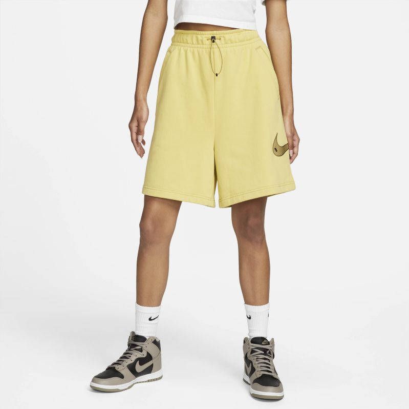 Nike Sportswear Swoosh Baller shorts voor dames Groen