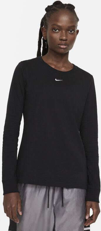 Nike Sportswear T shirt met lange mouwen voor dames Zwart
