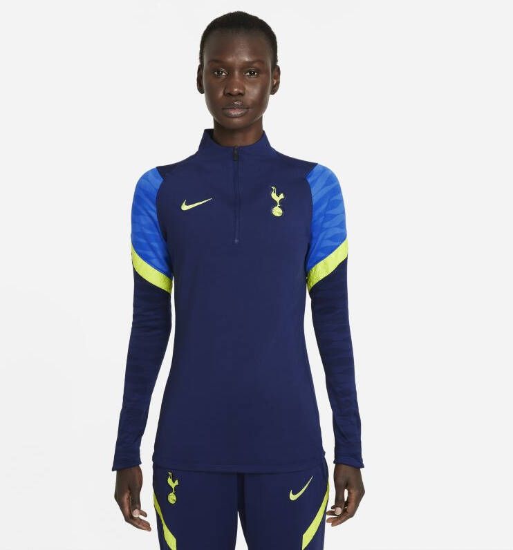 Nike Tottenham Hotspur Strike voetbaltrainingstop met Dri FIT voor dames Blauw