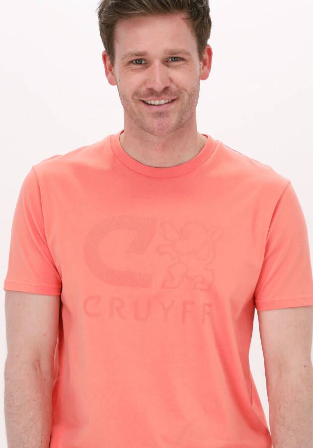 Cruyff Roze T shirt Ximo Tee Cotton