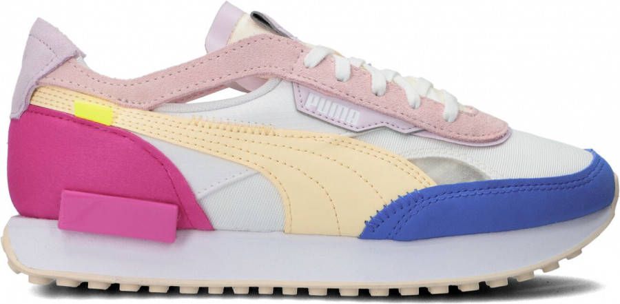 Puma Witte Lage Sneakers Future Rider Cut out Wn's