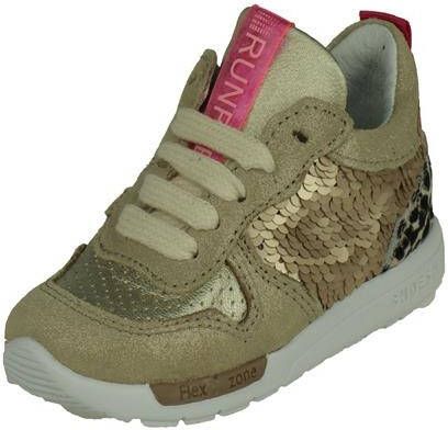 Shoesme Sneakers Run Flex Goudkleurig