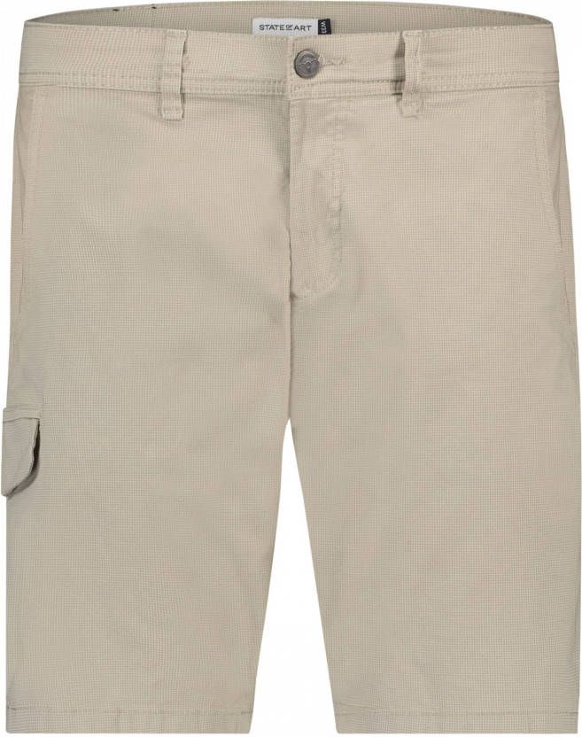 State of Art Korte Broeken Beige Heren