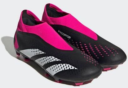 adidas Predator Accuracy .3 Laceless FG Own Your Football Zwart/Wit/Roze