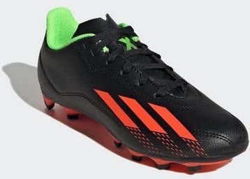 Adidas Kids adidas X Speedportal.4 Gras/Kunstgras Voetbalschoenen(FxG)Kids Zwart Rood Groen