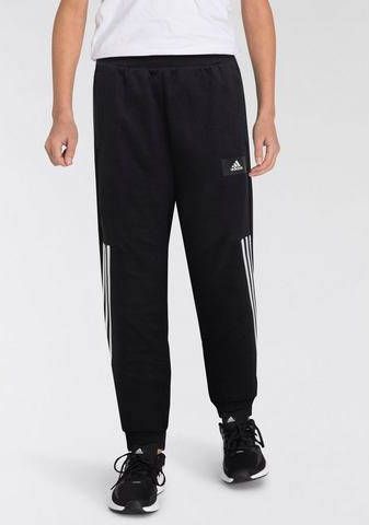 adidas Trainingsbroek Future Icons 3 Stripes Tapered Zwart/Wit Kinderen