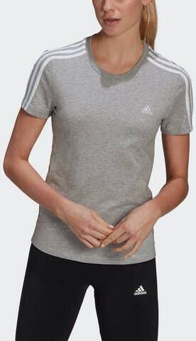 Adidas Loungewear Essentials Slim 3 Stripes Dames T Shirts