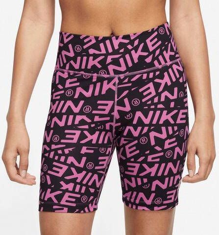 Nike Trainingsshort One Dri FIT Women's Mid Rise inch All Over Print Shorts
