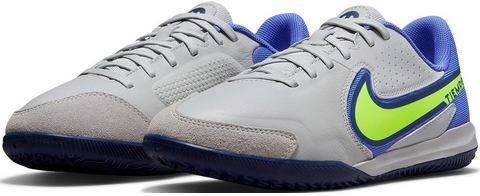 Nike Jr. Tiempo Legend 9 Academy IC Zaalvoetbalschoen kleuters/kids Grijs