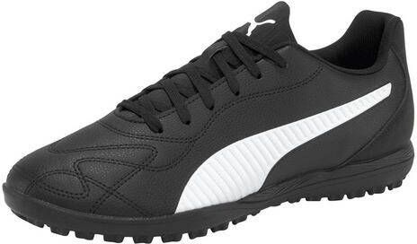 PUMA Monarch II Turf Voetbalschoenen (TT) Zwart Wit