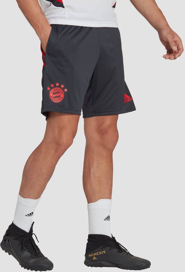 adidas fc bayern münchen condivo 22/23 trainingsshort grijs heren