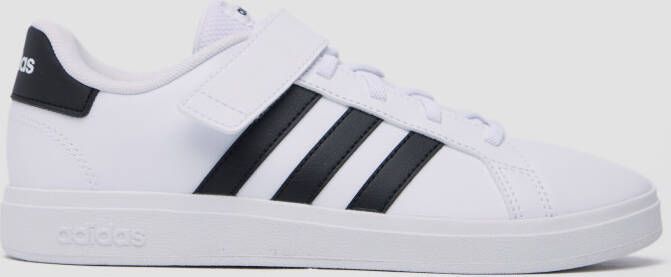 Adidas grand court sneakers wit/zwart kinderen